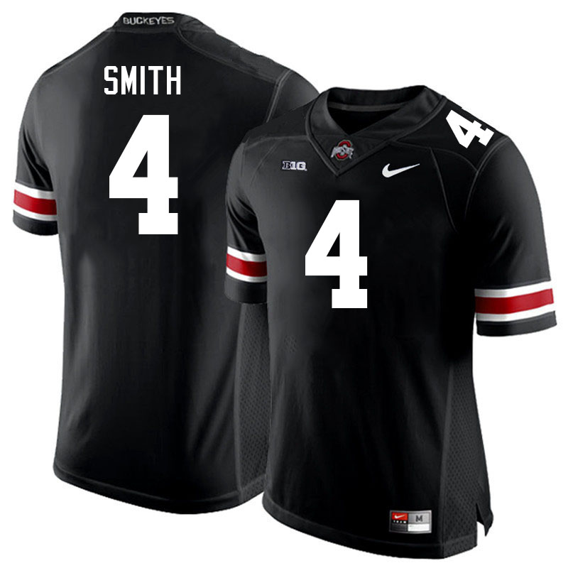 Men #4 Jeremiah Smith Ohio State Buckeyes College Football Jerseys Stitched-Black